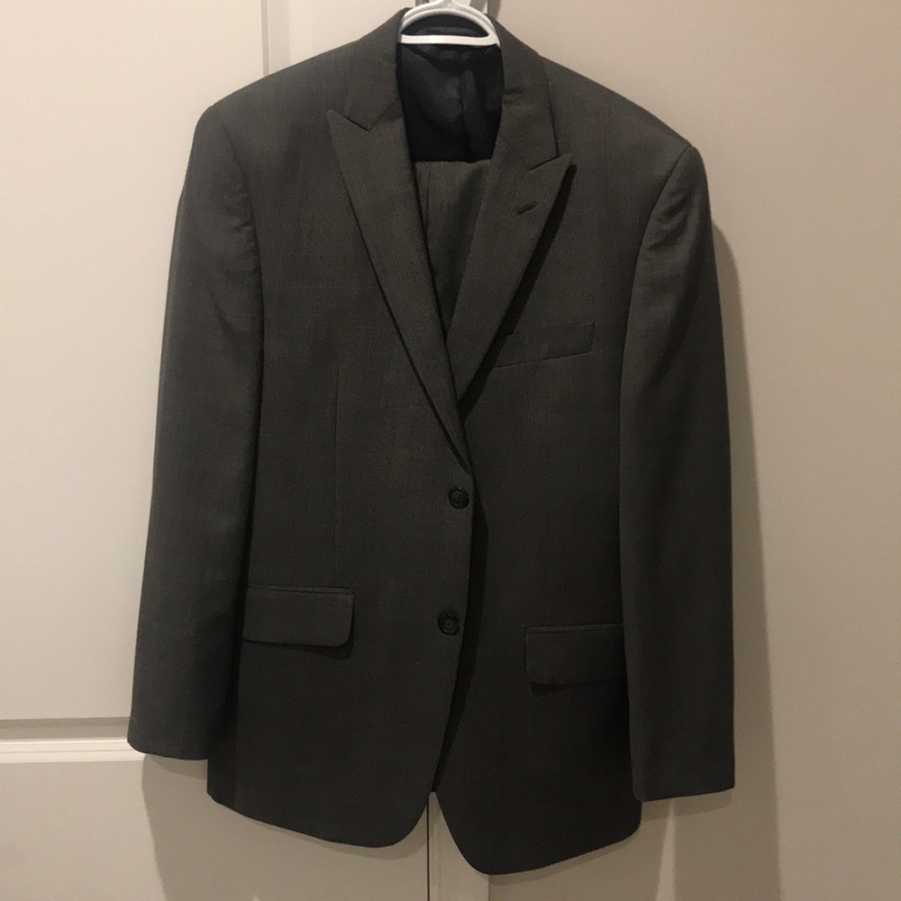 Michael Kors Gray Mens Suit Jacket & Pants